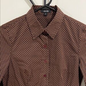 Dark Brown Blouse Shirt